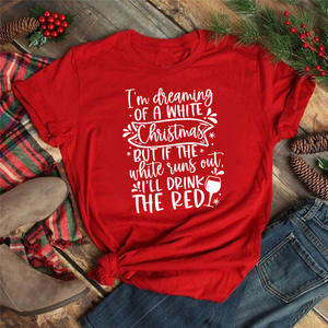 <span class=keywords><strong>T</strong></span>-<span class=keywords><strong>shirt</strong></span> a girocollo a maniche corte da <span class=keywords><strong>donna</strong></span> a girocollo Casual di <span class=keywords><strong>natale</strong></span> nuovo stile natalizio di alta qualità all'ingrosso 2025 - Product Image 2