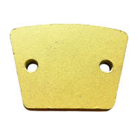 Blastrac Lock Plaquette de meulage diamantée 1 segment 2*1/4 PCD pour meuleuse de sols en béton, décapage d'époxy, OEM, Dureté moyenne