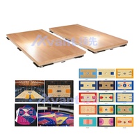 Avant Sports FIBA 3x3 Portable Basketball Flooring Indoor Wood Badminton Court Roller Skating Plancher de bois dur Planchers de bois d'érable