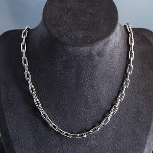 Collier plaqué <span class=keywords><strong>or</strong></span> <span class=keywords><strong>750</strong></span> personnalisé autres bijoux fins croix chaîne cubaine pour hommes s925 argent sterling collier fers à cheval pour dames - Product Image 5