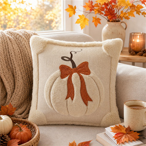 Nuova Lussuosa Federa per Cuscino a Forma di Zucca, Federa Personalizzata per Halloween, Copricuscino Decorativo per Divano del Ringraziamento - Product Image 2