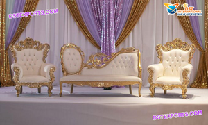 ที่ไม่ซ้ำกันสไตล์มงกุฎเวทีแต่งงานรักการออกแบบที่นั่งงานแต่งงานเวทีกษัตริย์เก้าอี้ราคาขายส่งเจ้าสาวเจ้าบ่าวแต่งงานโซฟา - Product Image 5