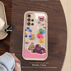 Cartoon Bear Anti-impronte antiurto liquido TPU custodia morbida <span class=keywords><strong>per</strong></span> telefono <span class=keywords><strong>per</strong></span> <span class=keywords><strong>Samsung</strong></span> A53 <span class=keywords><strong>A13</strong></span> S22 S23 S24 S25 Plus Ultra - Product Image 3