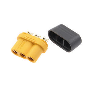 Paire de connecteurs mâle et femelle 3 broches AMASS série MR60 pour batteries d'alimentation, chargeurs et équilibrage de modèles RC - Product Image 3