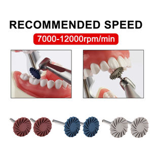 Vente chaude Kit de disques de roue de polissage dentaire RA 2.35mm <span class=keywords><strong>Composite</strong></span> polissage diamant spirale résine flexible pour le blanchiment des dents 6 pièces/boîte - Product Image 6