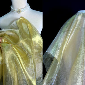Voile de tête Lolita en organza doré brillant de qualité supérieure, <span class=keywords><strong>prix</strong></span> d'usine, pour robe de danse pour fille, fête, style nuptial, voile d'ambiance, cosplay - Product Image 3