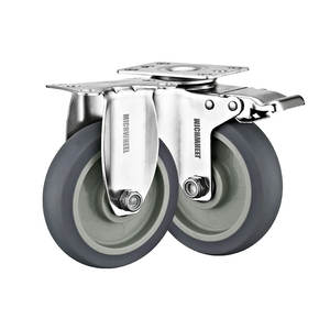 3 "4" 5 "Anti-Rost-Wirtschaft TPR Caster Industrie räder Caster Hersteller Edelstahl Castor - Product Image 6