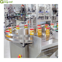 Ligne d'étiquetage de capsulage de remplissage de bocal de bouteille en plastique de marinade d'olive marinée entièrement automatique de haute qualité