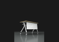Table pliante moderne pour la maison, le bureau, les conférences, l'école, cadre de table pliante en métal pour la formation
