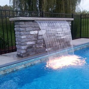 Fontaine cascade avec lumières ornement de jardin <span class=keywords><strong>pour</strong></span> piscine-<span class=keywords><strong>lame</strong></span> <span class=keywords><strong>d</strong></span>'<span class=keywords><strong>eau</strong></span> - Product Image 2