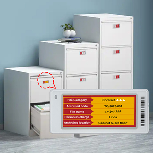 Etiquetadora Digital para Archivadores, Etiquetadora de Archivos con Tinta Electrónica, Sistema de Papel Electrónico, Etiqueta Electrónica para Estantes, Solución Inteligente para Oficina sin Papel - Product Image 1