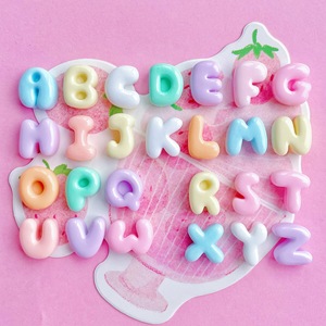 Resin Alphabet Letters Miniature DIY Jewelry Accessories Small Size Plastic Craft Tools For Hair <b>Clips</b> Phone Cases <b>Spring</b> 2024 - Product Image 1