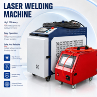 Machine de soudage laser à fibre portative 1500W 4-en-1 pour portes d'ascenseur, équipements de cuisine et éviers en acier inoxydable
