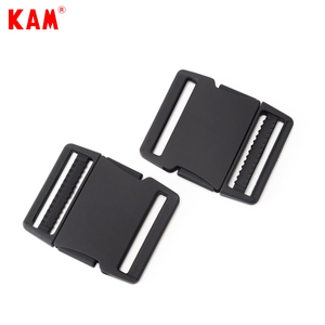 Custom Design Simple <b>Pom</b>/Nylon Adjustable Backpack with Quick Release & Simple Buckle Black Color - Product Image 4