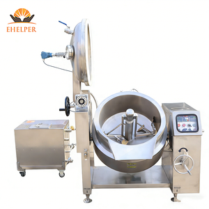 Olla de Cocción al Vacío Inclinable / Mezclador con Camisa de Vapor |   Control Automático de Temperatura, Cuchillas Desmontables, Calentamiento y Mezcla Eficientes - Product Image 5