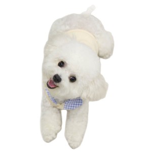 Cute Animal Print Plaid Collar Vest For Dogs And <b>Cats</b> Polyester Pet <b>Clothes</b> Small Size - Product Image 4