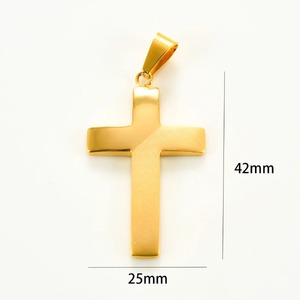 Stainless Steel Colorblock <b>Cross</b> Necklace <b>Pendants</b> Women <b>Men</b> High Polished Religious Charm Chain Christian Faith Prayer Jewelry - Product Image 6