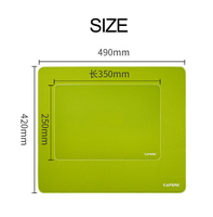 Poron tapis de souris petite taille chinois PU Base Super doux e-sports tapis de souris personnalisé marque Gaming PU tapis de souris de jeu usine