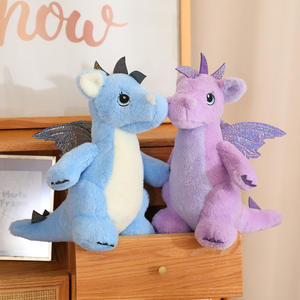 Jouet en peluche mignon de <span class=keywords><strong>petit</strong></span> dragon volant avec rembourrage en coton PP, poupée <span class=keywords><strong>T</strong></span>-<span class=keywords><strong>Rex</strong></span> pour les cadeaux d'anniversaire des enfants - Product Image 4
