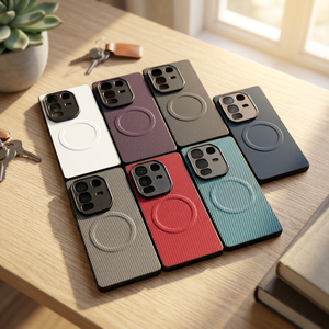 Cover Protettiva Posteriore INFINIX Note50+ con Design in Fibra di Carbonio e Chiusura Magnetica per Camon 40 e HOT50 - Product Image 1