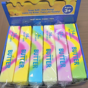 ของเล่นบีบคลายเครียด ยางยืดหยุ่นรูปแท่งเนย สำหรับทุกเพศทุกวัย บรรจุกล่อง ช่วยลดความวิตกกังวล เหมาะสำหรับเด็กอายุ 14 ปีขึ้นไป - Product Image 5