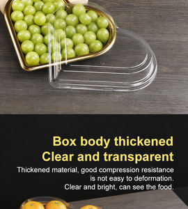 ホット販売ハート型ボックス食品グレードプラスチックストロベリーチョコレートキャンディーフルーツボックス新鮮に保つ - Product Image 5