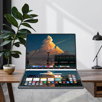 Laptop Notebook N100 CPU 13.5 inci Layar Ganda Lipat Layar Sentuh 2.5K RAM 16GB SSD 1TB