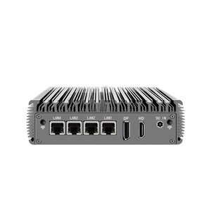 Zkmagic <strong>Fanless</strong> Industrial Mini <strong>PC</strong> Intel N100 Windows11 Linux 4 LAN Industrial Mini Computer the Perfect Digital Signage Engine - Product Image 4