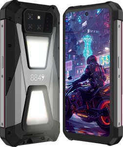 สมาร์ทโฟน 8849 Shark 1 รุ่นทนทาน หน้าจอ 6.79 นิ้ว รองรับ 5G กล้องมองกลางคืน 64MP กล้องหลัก 50MP แบตเตอรี่ 15600mAh หน่วยความจำ 24+256GB ระบบปฏิบัติการ Android 14 รุ่น 8849 Ru - Product Image 2