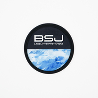 Patch en silicone 3D surélevé personnalisé, écologique, thermocollant, avec logo et image tissée, pour chapeaux, casquettes et vêtements