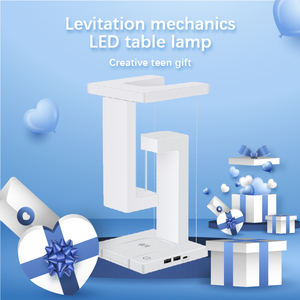 Creative Magnetic Levitation LED <b>Wireless</b> Charging Desk Lamp Creative Gift Light Touch <b>Switch</b> Decorative Light - Product Image 3