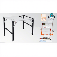 Ensemble complet de machines à bois pour usage domestique simple, scies à bois, machines à travailler le bois, scies à table coulissante pour la découpe de panneaux en PVC et MDF