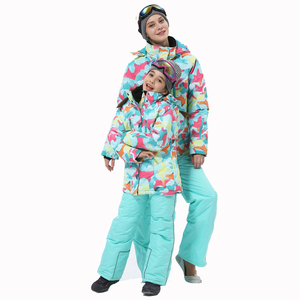 Tute da <span class=keywords><strong>Neve</strong></span> Colorate e Alla Moda per Bambine, Giacca da Sci Impermeabile e Calda, Personalizzazione OEM, Disponibile in Magazzino - Product Image 4