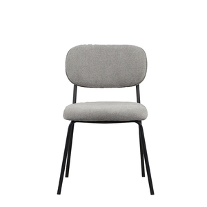Sedie da Pranzo Moderne per il Tempo Libero, Stile Mid-Century con Gambe in Metallo, Design Morbido per Soggiorno, Facile Montaggio - Product Image 1