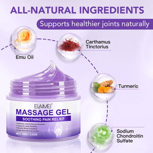 كريم إيلايمي الموضعي لتخفيف آلام الظهر والكتفين والرقبة والركبتين والمفاصل والعضلات، جل تدليك مهدئ للجسم - Product Image 2