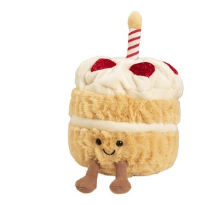 Linda Fashion UK Jelly Cat Fun Cherry Cake Doll, Simpatico Peluche, Regalo per le Feste - Product Image 1