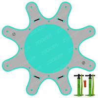 Planche pour paddle gonflable, ronde et flottante sur l'eau, pour le yoga, paddle, collection, 3m