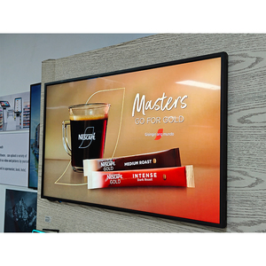 OEM Factory Supply UHD 4K Ultra Silm Bezels Frameless 43 55 Inch Android Floor Standing and <b>Wall</b> Mounted Digital Signage <b>Display</b> - Product Image 6