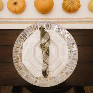 Napperon exquis en nacre de haute qualité napperon Capiz incrustation napperon pour Table à manger napperon de luxe fabriqué au Vietnam - Product Image 4