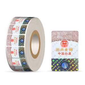 Tùy chỉnh in ấn an ninh mã QR <span class=keywords><strong>Scratch</strong></span> <span class=keywords><strong>Off</strong></span> Holographic Sticker nhãn giấy chứng nhận 3D dán ba chiều - Product Image 3