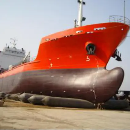 Marine Inflatable Rubber Ship Launching Airbags Roller Bags Vessels