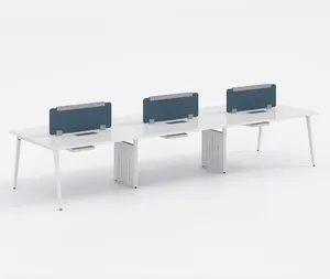 Mlesun para workstation China produksi meja kantor modular cubile meja kerja kantor