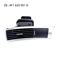 Grille de ventilation de tableau de bord pour Audi A6L C6, grille de sortie d'air conditionné, persienne de climatisation, pièces de rechange pour aérateur de climatisation automobile