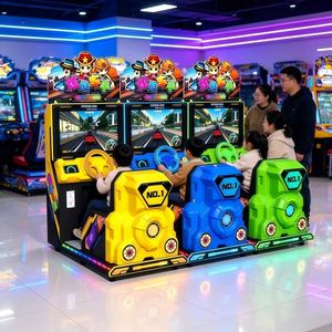 Máquina de Juego de Carreras para Niños, Operada con Monedas, Máquina de Juego de Conducción de Autos de Carreras, Juego de Arcade de Carreras para Niños en Interiores - Product Image 2