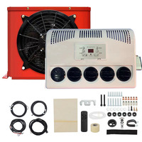 Climatiseur de stationnement split 12V/24V durable à bas prix pour camion, caravane, camping-car - Système de refroidissement et de chauffage silencieux avec télécommande