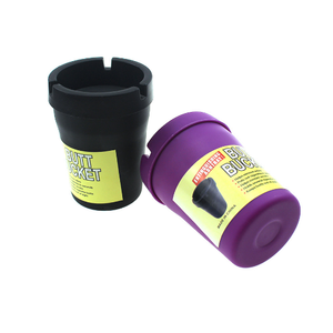 Ensemble <span class=keywords><strong>de</strong></span> cendrier portable absorbant les odeurs avec couvercle Cendriers d'extinction compacts coupe-vent et ignifuges - Product Image 6