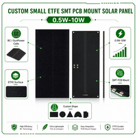 Panel Surya Mini Sunpower SMT 5V 6V 12V Kustom 1W 2W 3W 5W ETFE BC Mono untuk Sensor IoT Luar Ruangan & Catu Daya