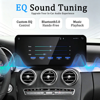 Lecteur vidéo de navigation Carplay LELV Système Linux pour Mercedes-Benz Classe C W205 S205 12,3 pouces Android Auto
