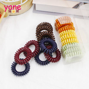 Venta caliente banda de pelo de colores set 9 PCs banda de anillo de pelo de <span class=keywords><strong>alambre</strong></span> de teléfono - Product Image 3