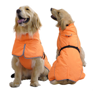 Chaqueta Impermeable para Perro PetIt, Color Naranja, para Perros Medianos y Grandes, Ropa de Viaje para Invierno, Primavera y Otoño - Product Image 1